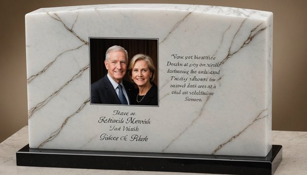 Découvrez notre sélection de marbre funéraire personnalisable